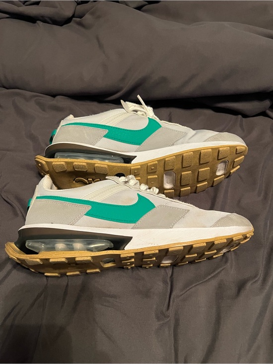 Nike Other - Nike Men's Air Max Pre Day Sneakers in Gray with green Accent